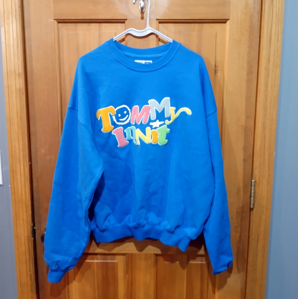 Tommy Innit '21 Pogchamp blue sweatshirt size M